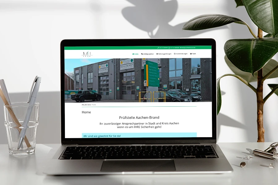 Webseite: Prüfstelle Brand